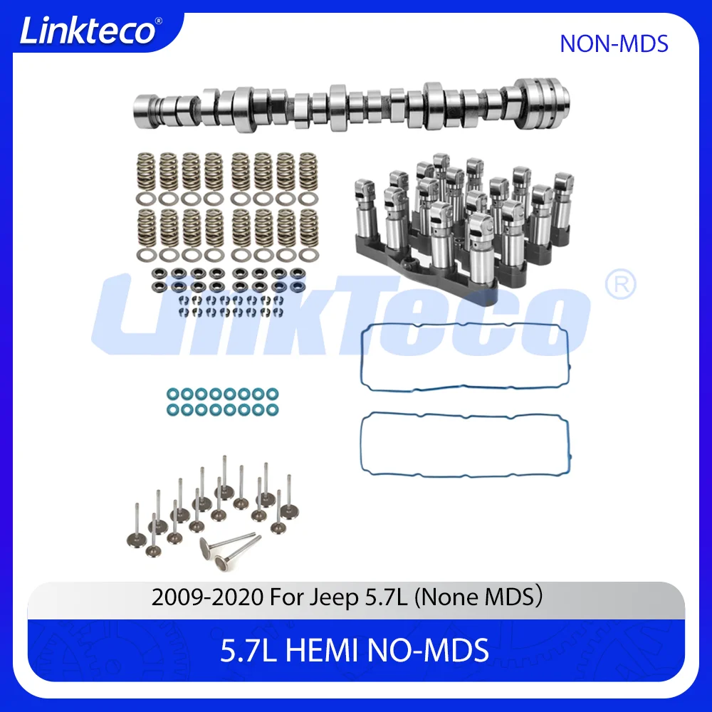 Juego de Elevadores de Válvulas NON-MDS, Juego de Tappets, Junta de Tapa de Válvulas, Kit de Resortes de Árbol de Levas para Chrysler Dodge Jeep Ram HEMI 5.7L 2005-2018