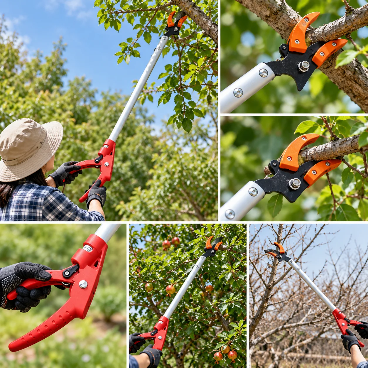 New Professional Garden Picking, Flower Pruning, And Pruning Extra  with Durable and Material Suitable for Courtyard Fruit Trees
