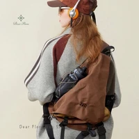 Nuevo bolso cruzado de nailon ligero portátil Y2k, mochila de moda, bolso de hombro de viaje, mochila informal para deportes al aire libre, paquetes de pecho Unisex