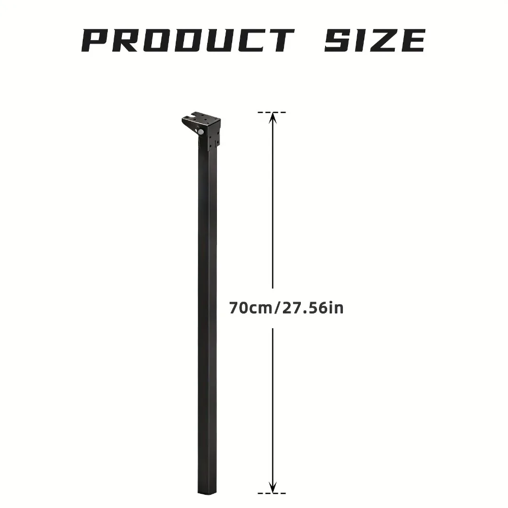 Metal Folding Table Legs, 27.56 Inch (70Cm) Height, Heavy Duty Foldable Desk Legs for Tables, Workbench, And Furniture Support