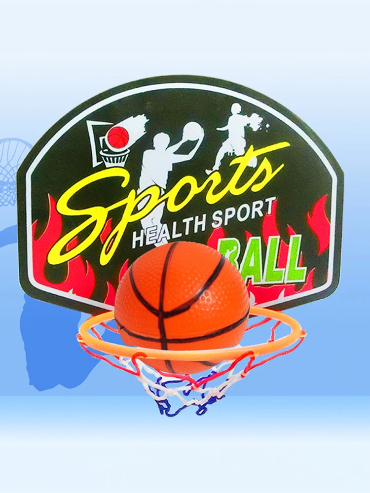 مجموعة طوق كرة سلة صغيرة محمولة مع كرة ومضخة قابلة للنفخ، مجموعة كرة سلة للعب في الأماكن المغلقة والخارجية للأطفال #3