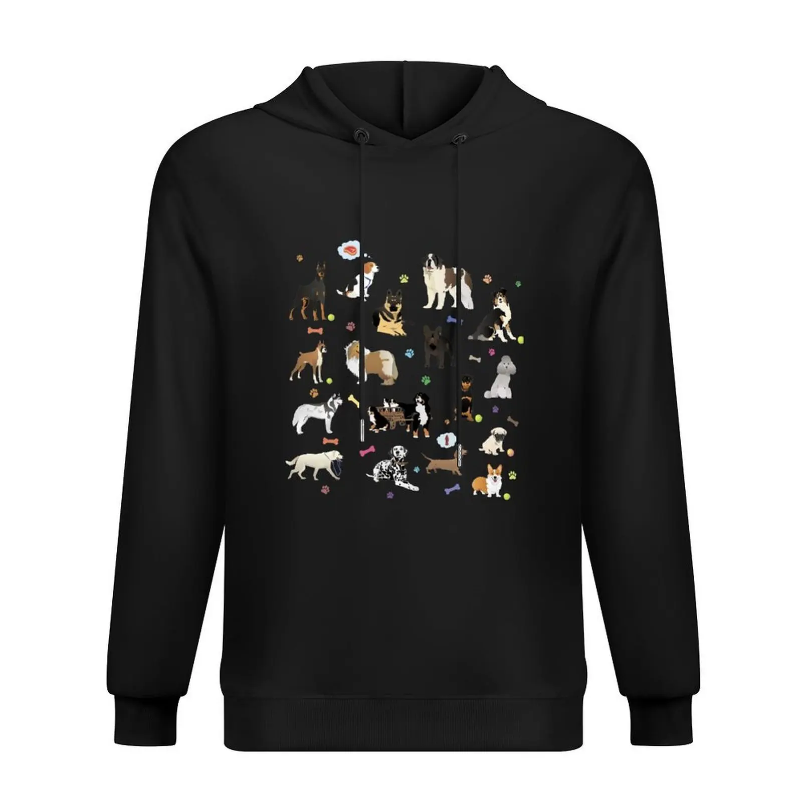 

Various Dogs Pattern Hoodie korean style clothes men's winter sweater mens clothing aesthetic clothing japanese hoodie