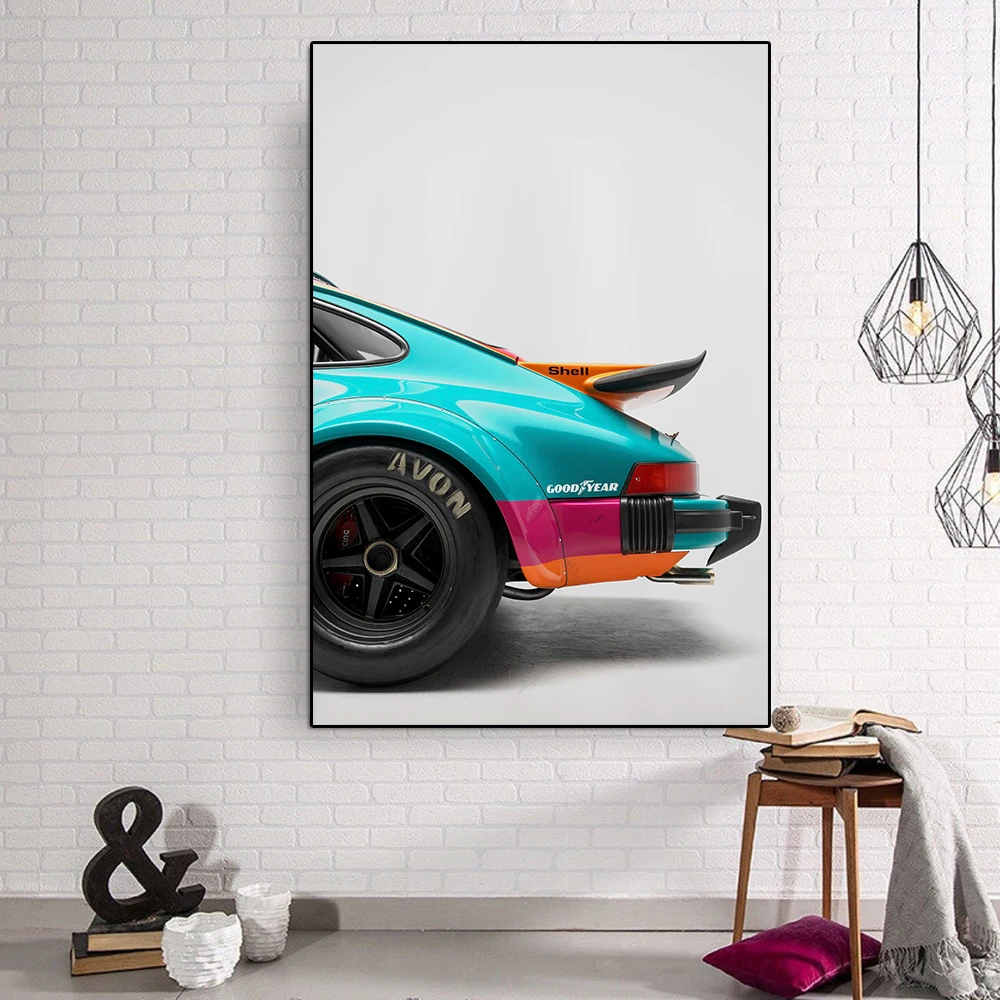 Minimalist Art Poster Print Luxury Racing Wall Art Canvas Painting Vintage Sports Car Living Room Home Decoration