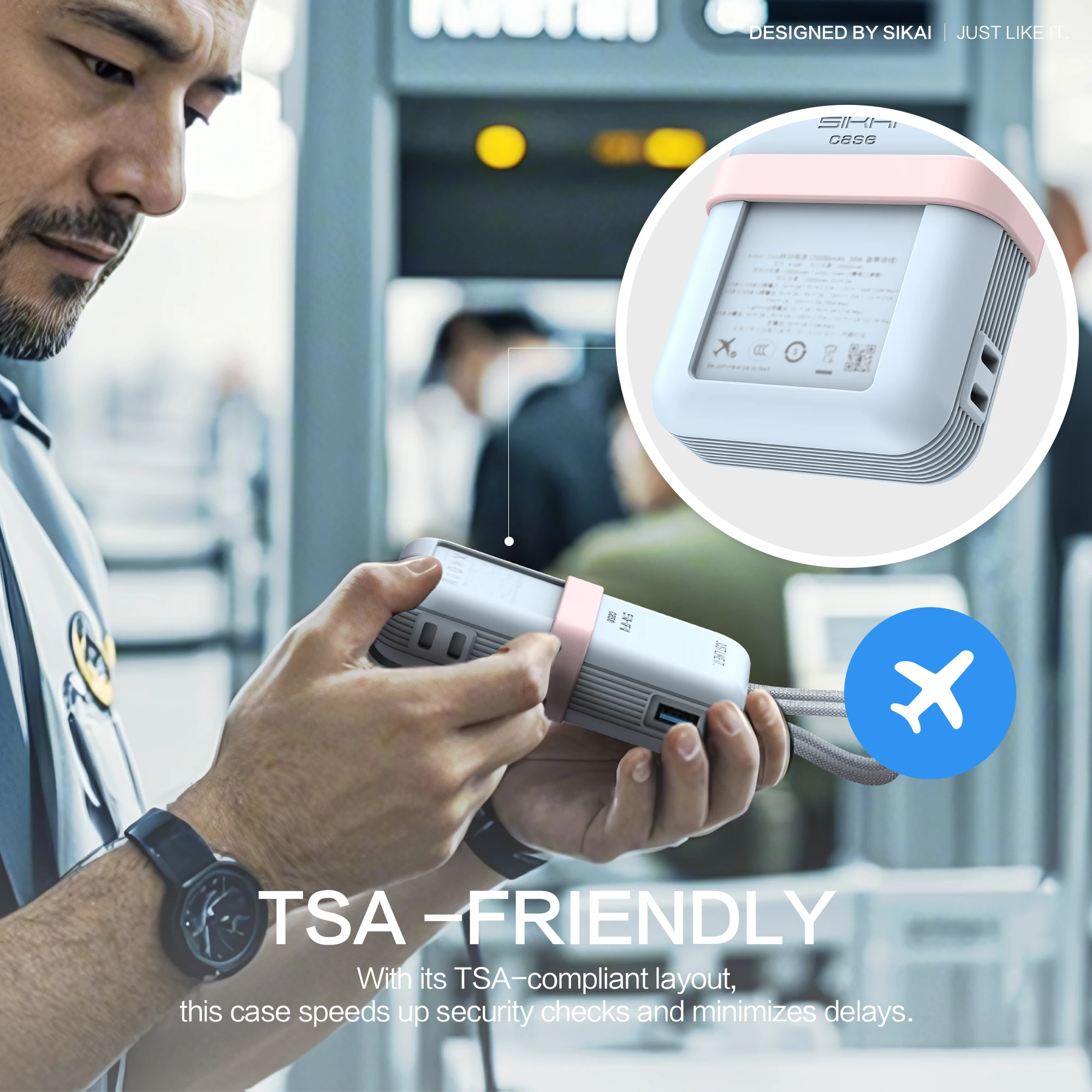 SIKAI غطاء من السيليكون ل Anker 10000/20000mAh 30 واط/35 واط قوة البنك الغطاء الواقي ل Anker محمول قوة البنك شاحن محمول