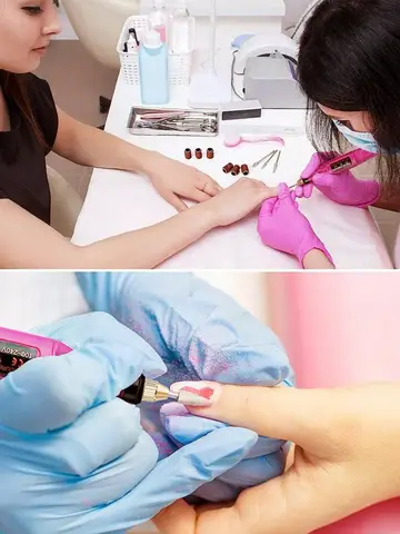 LULAA Electric Nail Drill Machine Set Pedicure Grinding Equipment Mill For Manicure  Professional Strong Nail Polishing Tool