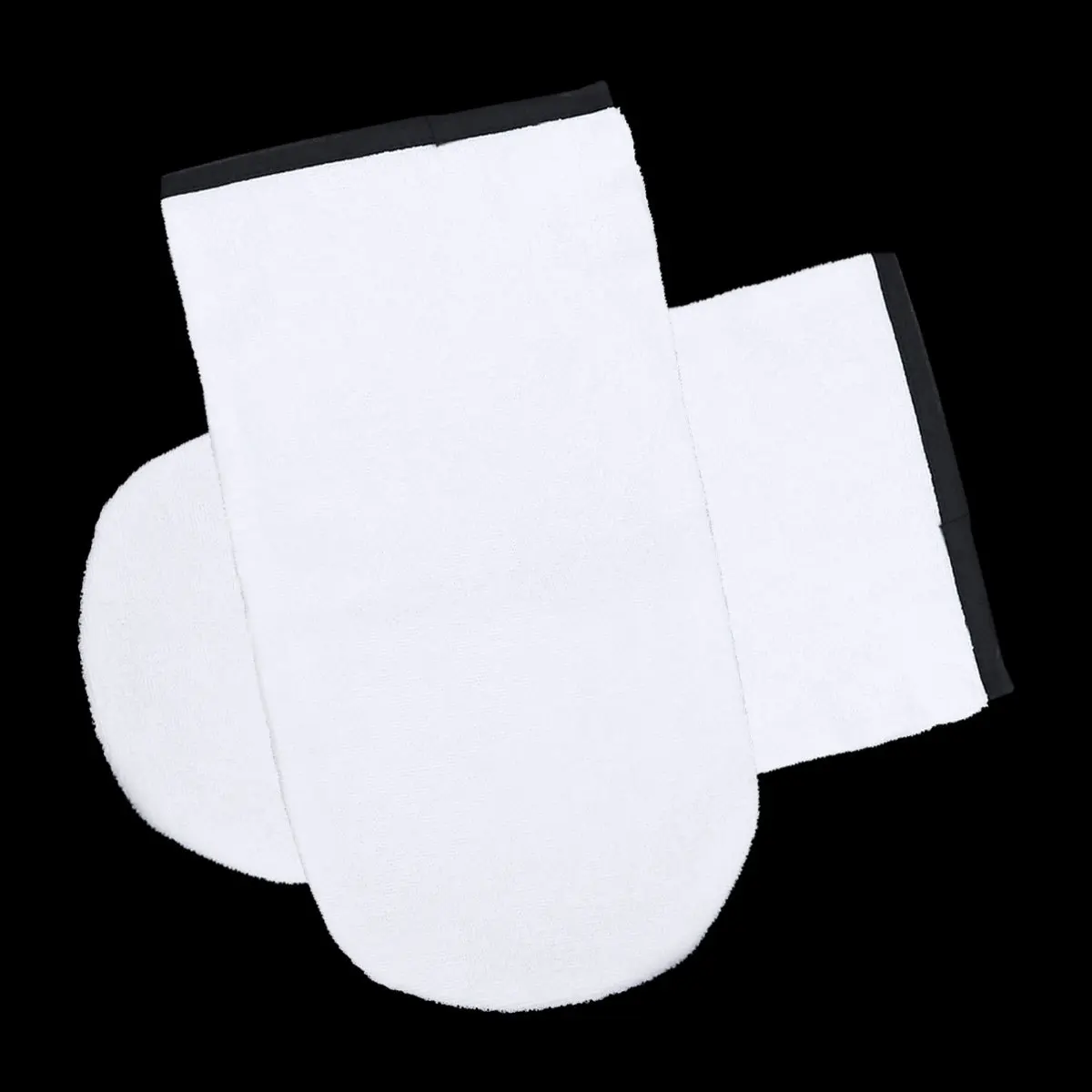 Guantes blanqueadores para terapia de cera de manos, paño forrado de algodón, fácil de poner, maximiza la absorción de humedad para salón profesional, 1 par