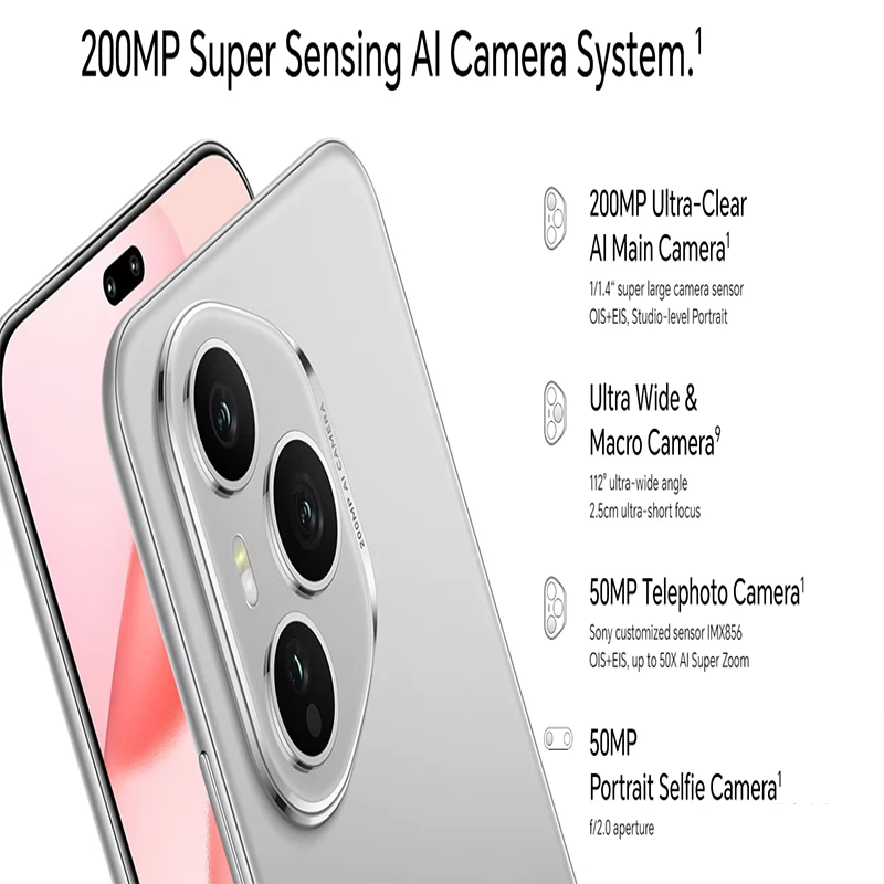 هاتف ذكي HONOR 400 Pro الإصدار العالمي الجديد 5G كاميرا 200 ميجابكسل Snapdragon 8 Gen 3 ''Amole 100W spun 50W بدون خيط