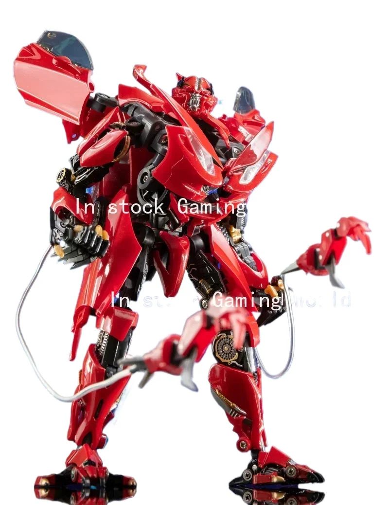 

In Stock BS-01 Red Prime Enlarged Version Alloy Transformation Toy Dino Mode Action Figure Collectible Gift for Boys