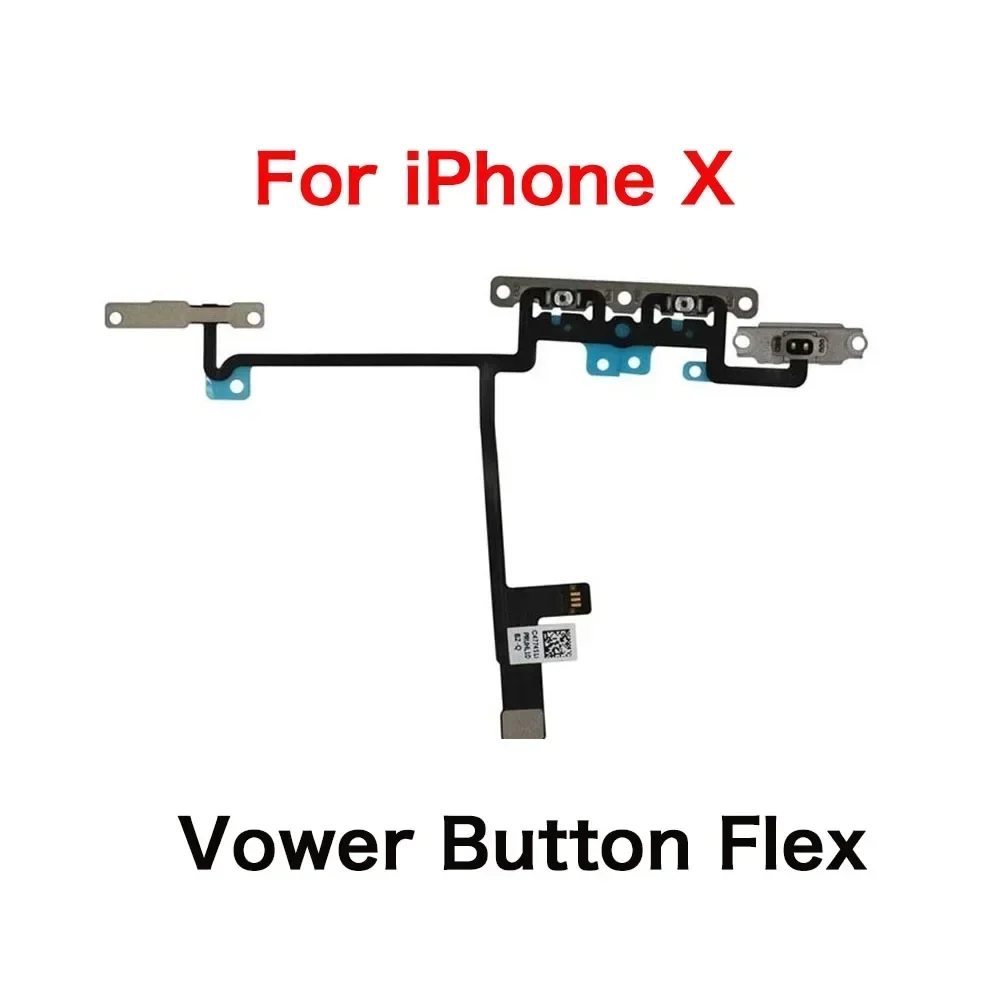 Inner Parts for IPhone X Front Rear Camera Charging Port Power Volume Button Flex Cable with Taptic Engine Ear Loud Speaker