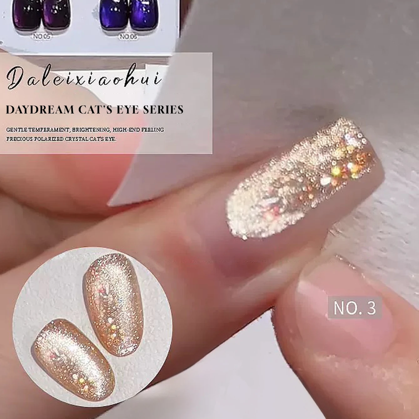 1-12 stks TC Romantische Glitter Roze Daydream Cat Eye Gel Nagellak Super Glanzende Aurora Fairy Crystal Cat Eye roze Nagelbenodigdheden