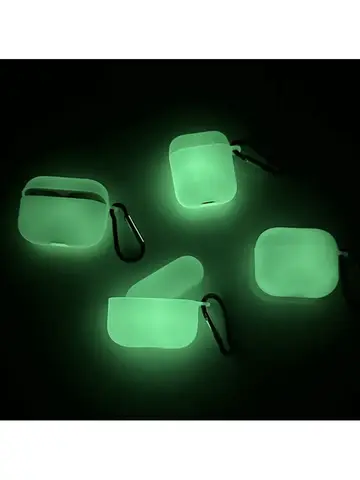 Custodia morbida per auricolari in silicone luminoso con luce notturna per Apple Airpods 3 2 1 Pro 2 Air Pods Pro2 3a 2a generazione Cover per cuffie