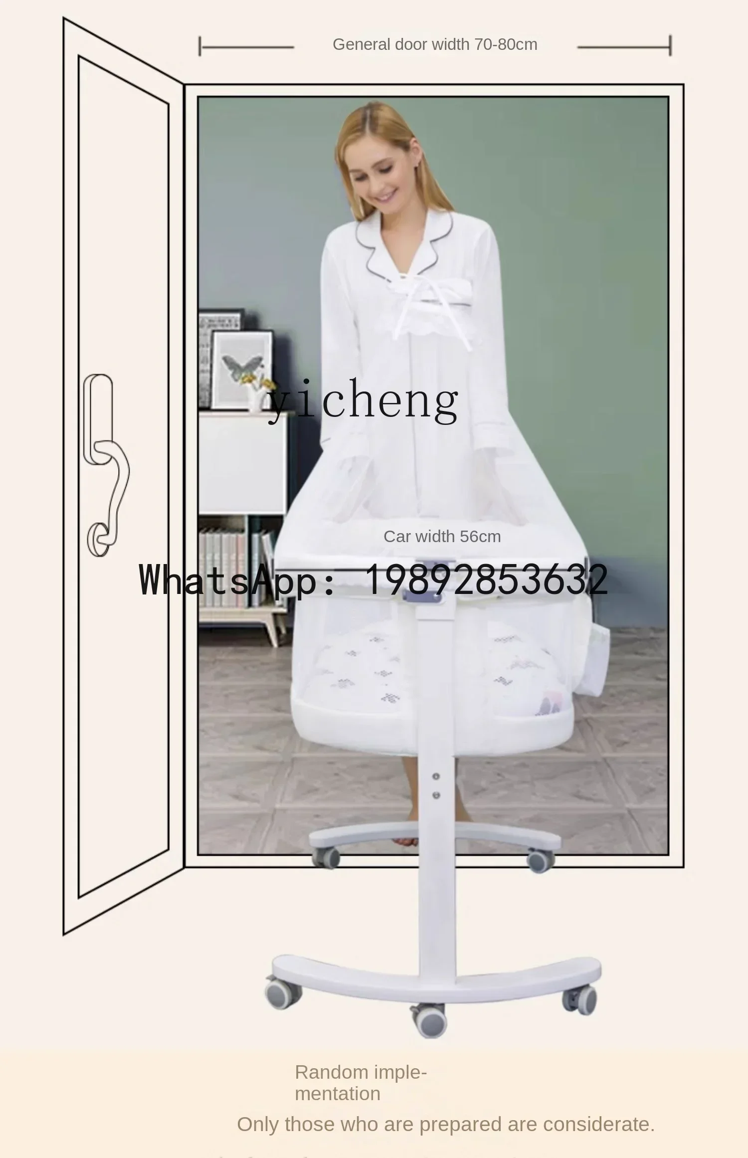 AG  Baby Bed Portable Newborn Multi-Functional Movable Apartment Confinement Center Bed