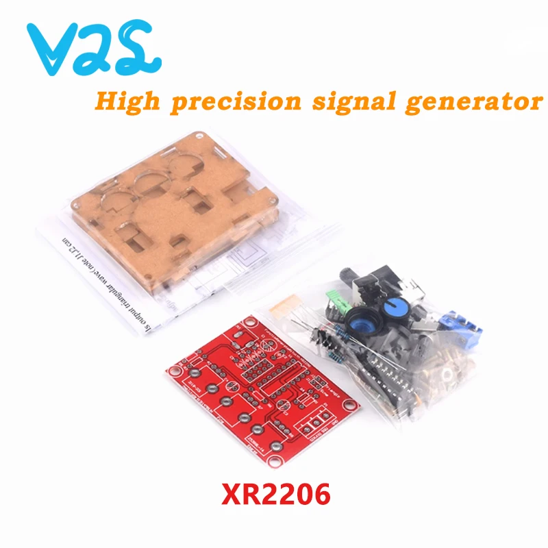 Générateur de Signal de Haute Précision, Kit de Bricolage, Sinusoïdale, Triangle, Ondes Carrées, 1Hz, 1MHz, Plage Morte Réglable, XR2206