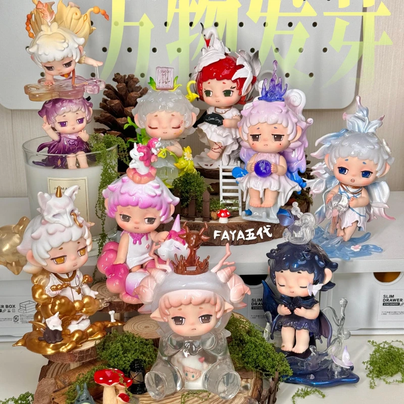 

Heyone FAYA All Things Sprout Series Blind Box Anime Character Surprise Mystery Box Kawaii Doll Collection and Decoration Toys