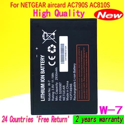 Batterie rechargeable sans fil W7 2930, W-7 mAh, pour NETGEAR Aircard AC790S AC810S Sierra Router, avec numéro de suivi, nouveauté