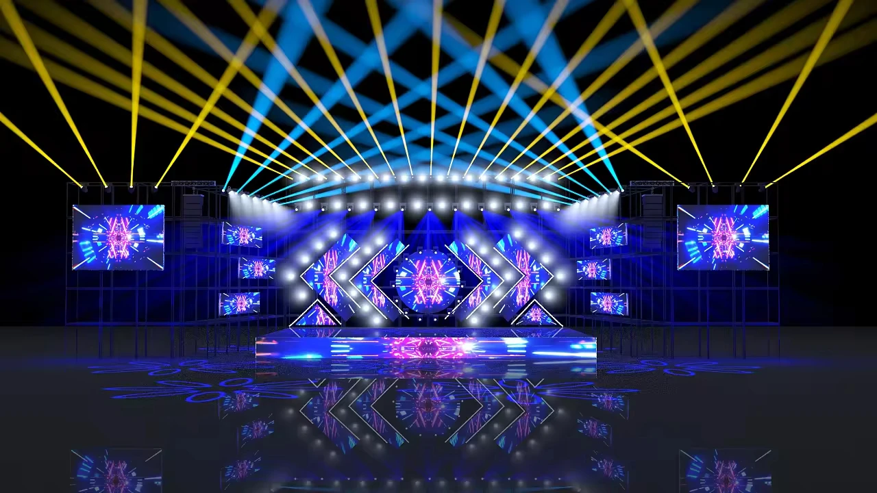 Tela LED interna e externa, P3.91 HD, Full Color, uso para evento e festa, melhor qualidade