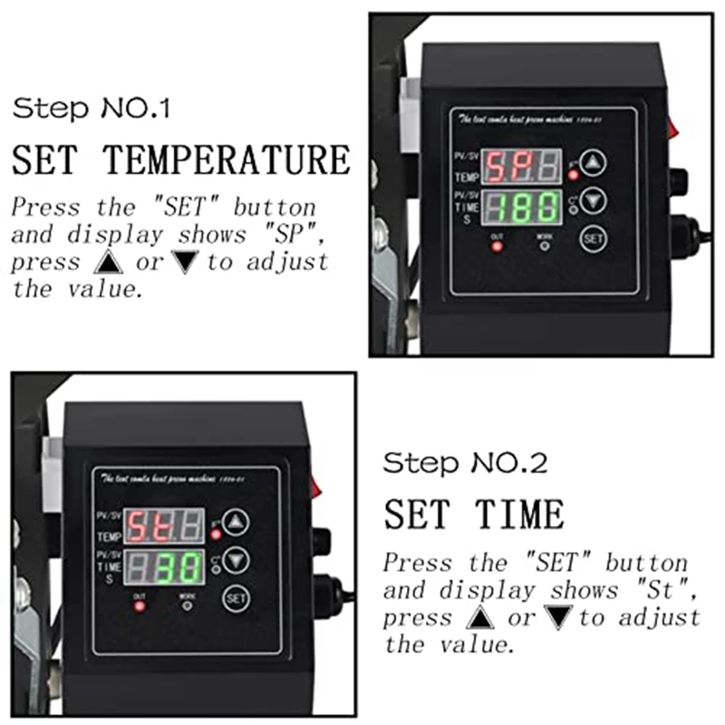 1 Piece Replacement Digital Panel Accessory Machine 1400W Temperature Controller 110V US Plug