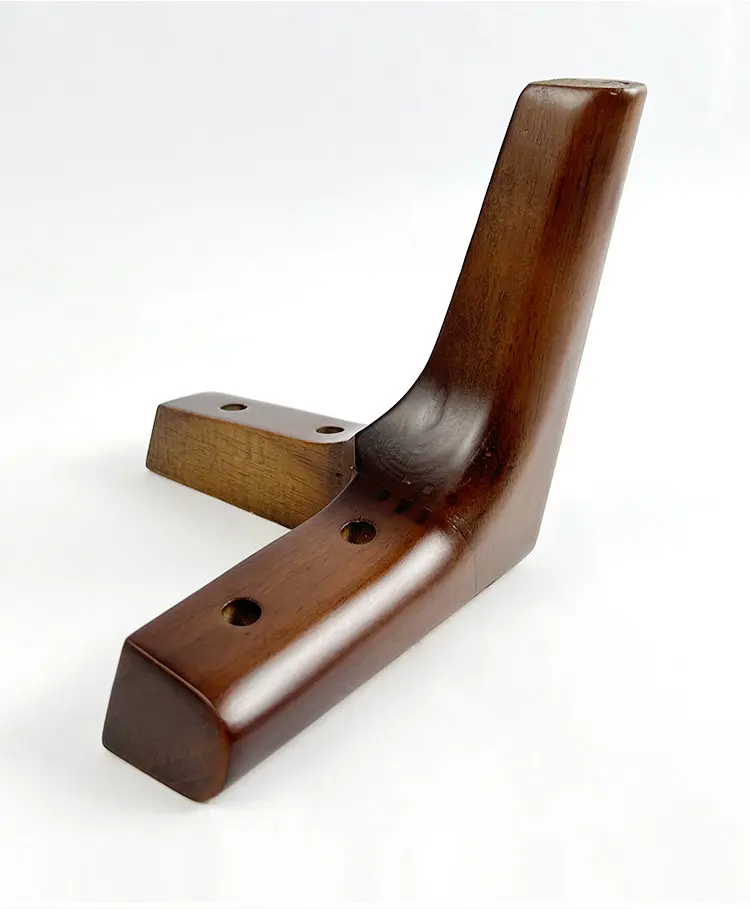 4Pcs 13/14/15cm Solid Wood Furniture Feets Sofa Cabinets Legs Square Bed Table Chair Replacement Feet Home Furniture Accessories