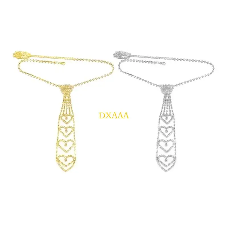 

DXAA сверкающий галстук с блестками, модный галстук-бабочка унисекс со стразами, модный галстук для профессионалов моды