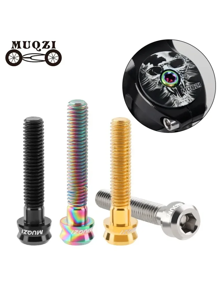 AliExpress MUQZI Titanium Bolts M6*30MM M6*35MM Headset Cap Screw MTB Road Bike Ultralight Titanium Stem Bolt Bicycle Accessories