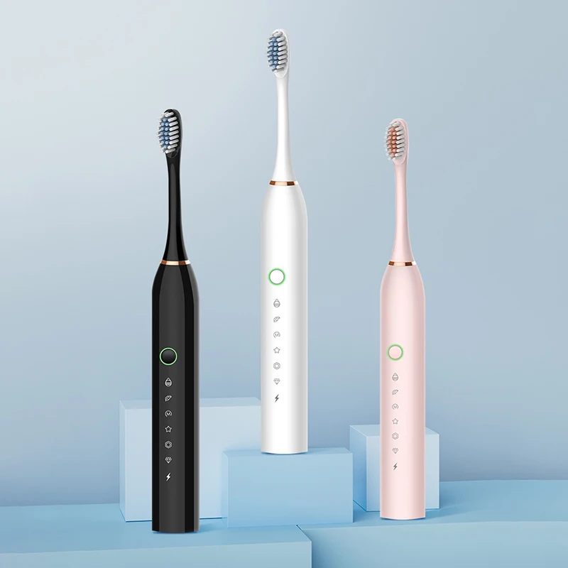 Xiaomi MIJIA-Brosse à dents électrique pour adulte, aste par USB, 6 modes de nettoyage, lavable, blanchiment des dents, livres