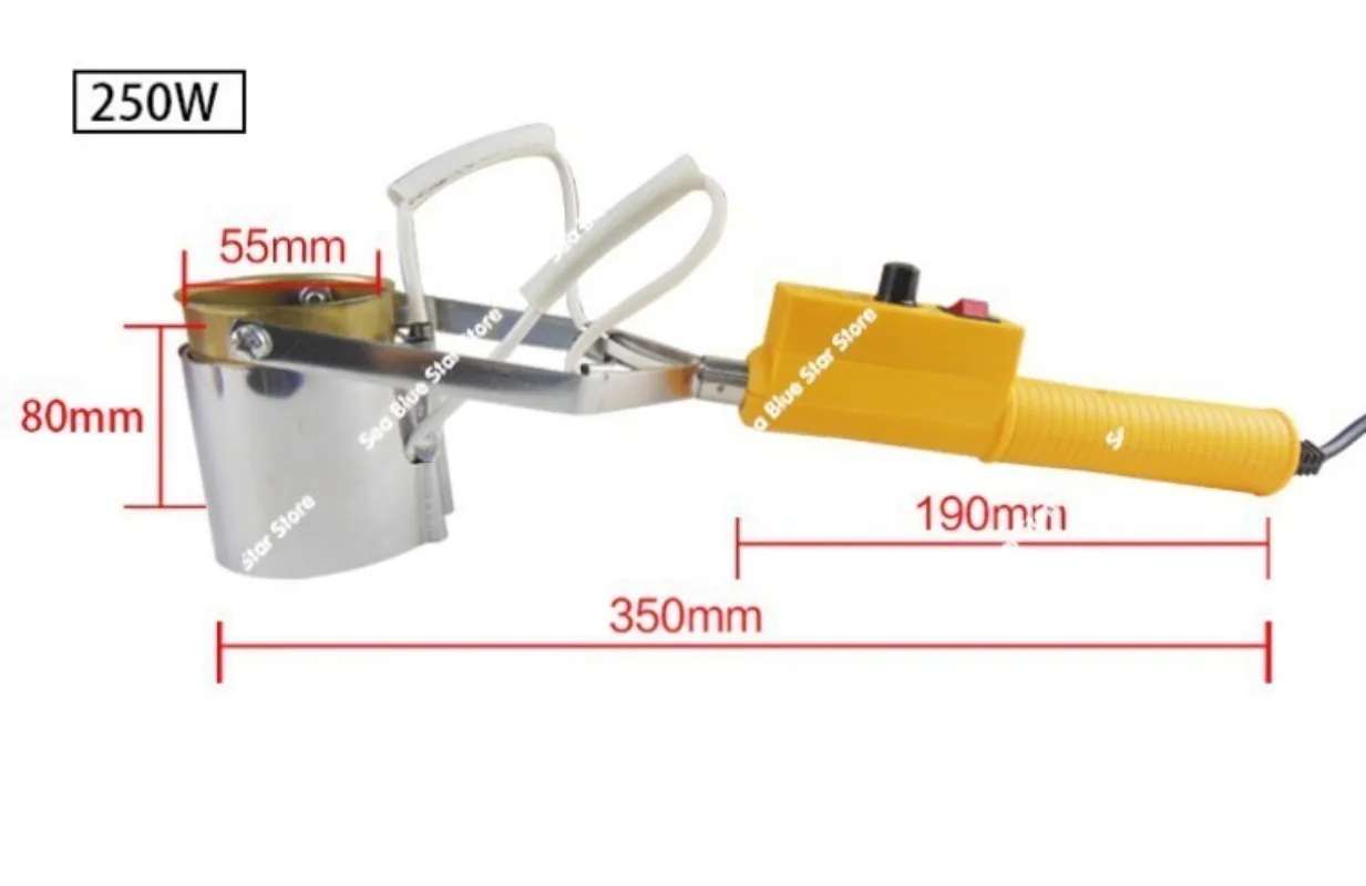 Small Adjustable Temperature Tin Melting FurnaceHandheld Tin Furnace High Power Solder Pot Electrical Tin Melting