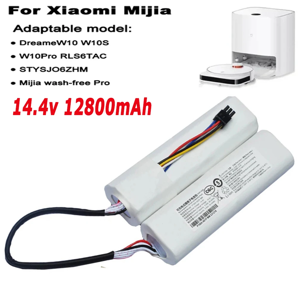 Original Robotic Vacuum Cleaner Replacement Battery For Dreame Bot W10 W10s W10 pro Accessories Mijia STYTJ06ZHM P2027-4S2P-MMBK