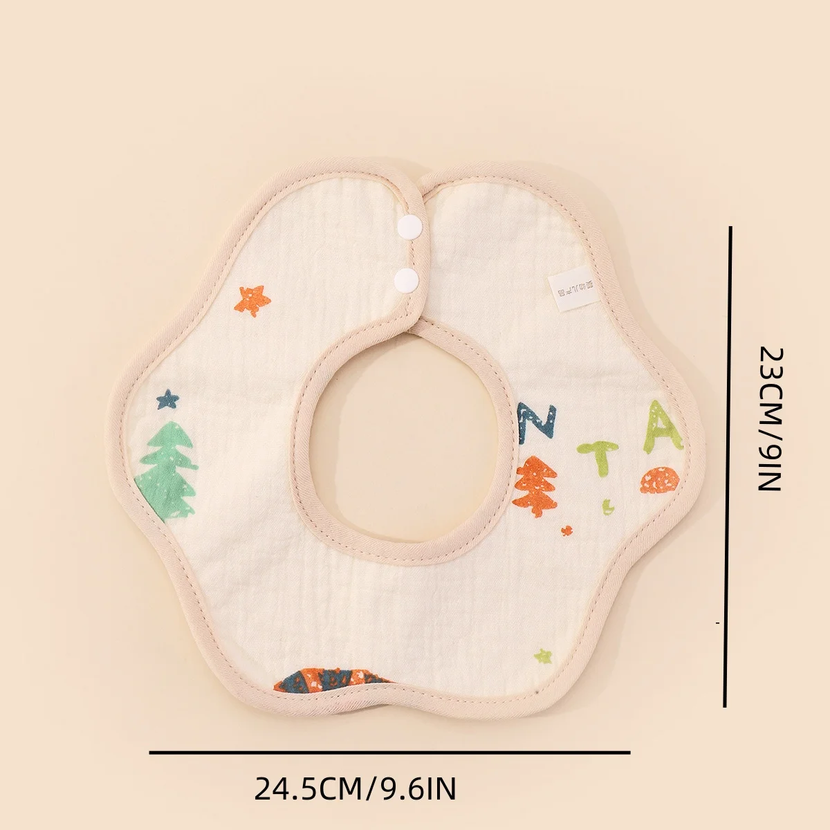 아기 면 신생아 턱받이, 아기 타액 수건, A 등급 면 부드러운 거즈, 방수 턱받이, 쌀 주머니