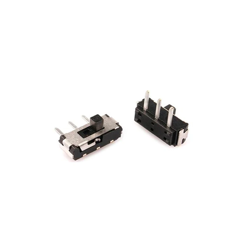 10PCS MSK-12D19 Slide Switch Micro-power Toggle Switch Direct-inserted Horizontal Sliding Gear