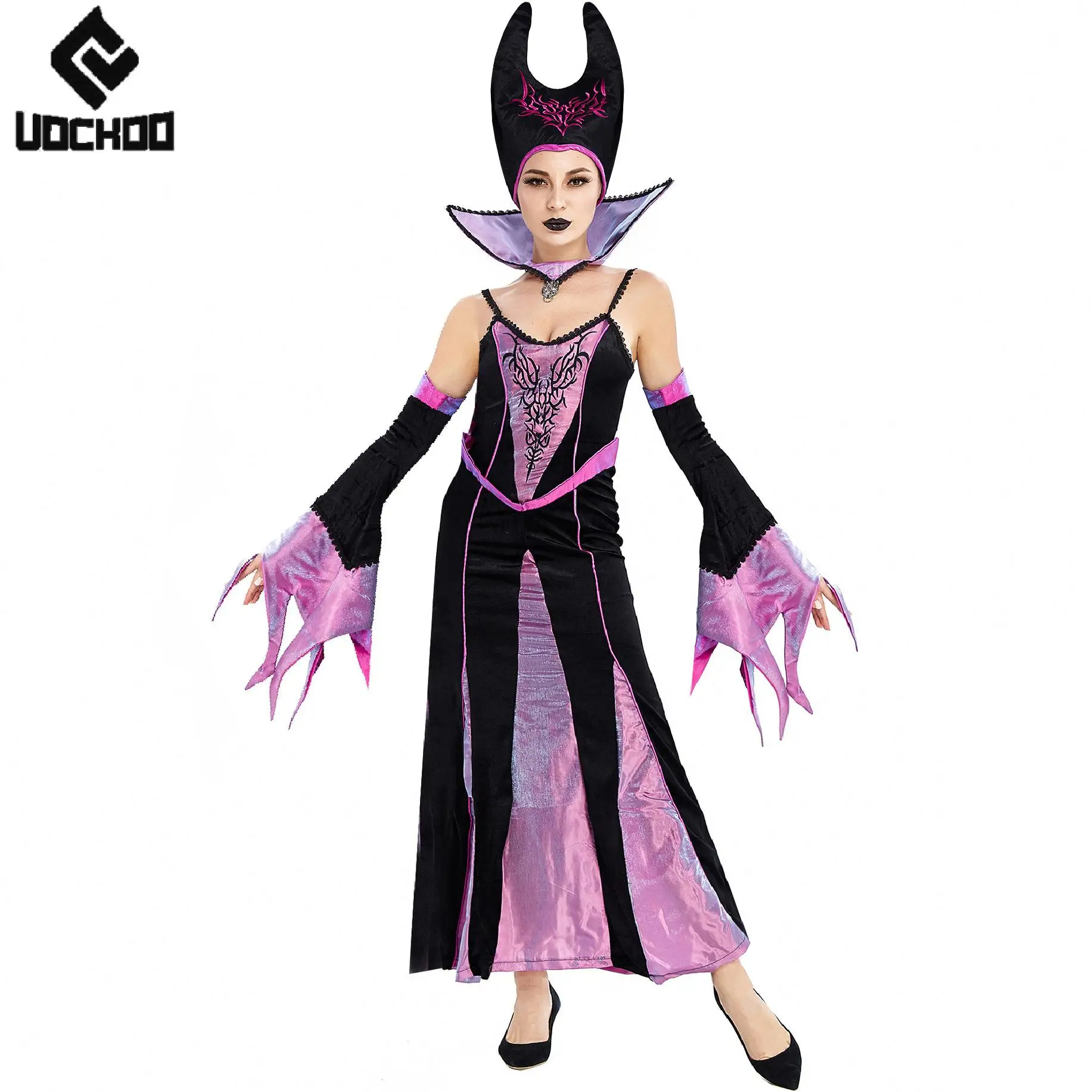 

Witch Witch Costume Women Dress Carnival Evil Demon Queen Cospaly Costume Festival Party Outfit Lady Stage Performance Wear