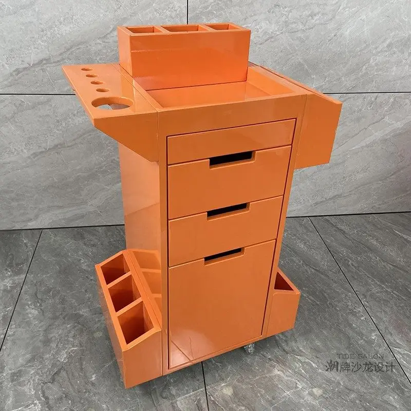 Hair Salon Tool Cart Hair Bar Cart Perm and Dyeing Shelf Barber Shop Hair Stylist Cart