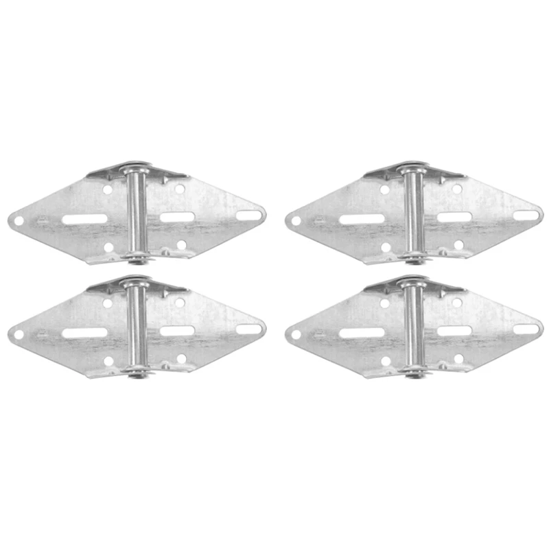 

4 шт. петли для гаражных ворот, петли для шкафа, сверхмощные внешние пружины, загруженные с монтажными болтами, автоматический экран