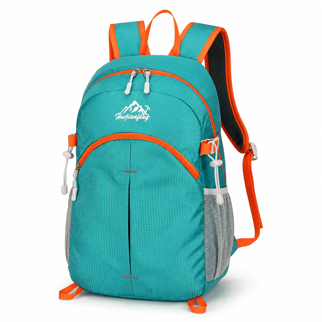 New versatile solid color folding backpack outdoor sports backpack leisure travel bag anti-splashing light backpack