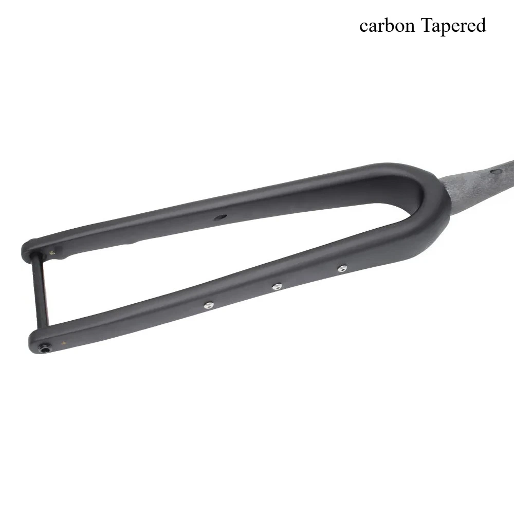 شوكة أمامية للدراجة من ألياف الكربون فائقة لحصى الطريق مع كابل داخلي لمحور أسطواني الطريق 700x45c قطر التثبيت 28.6 مللي متر