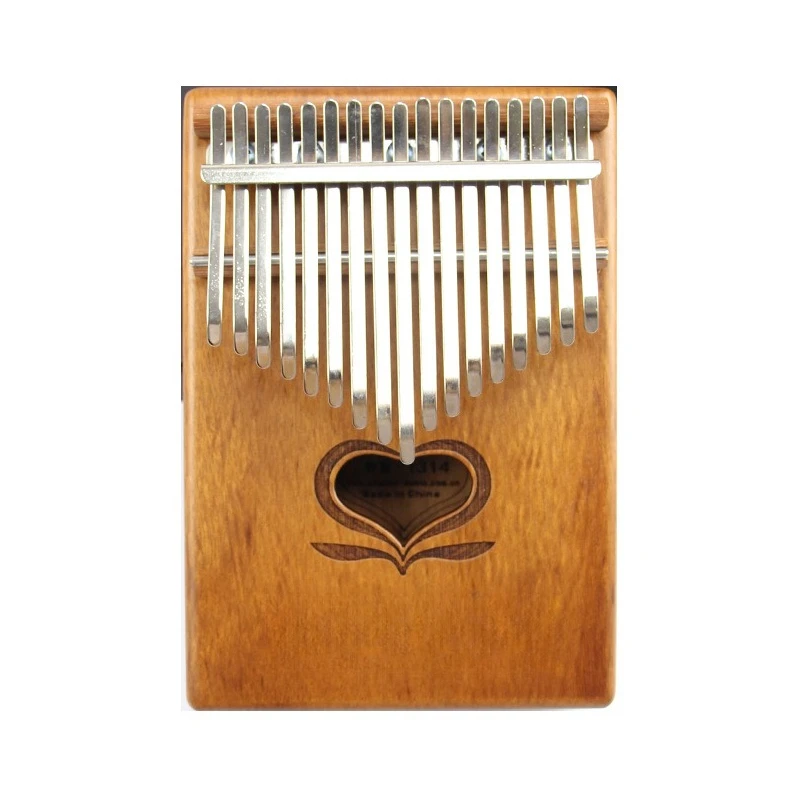 

17-Tone Acacia Full Single Thumb Piano Kalimba Thumb Piano Finger Piano Easy to Learn Portable