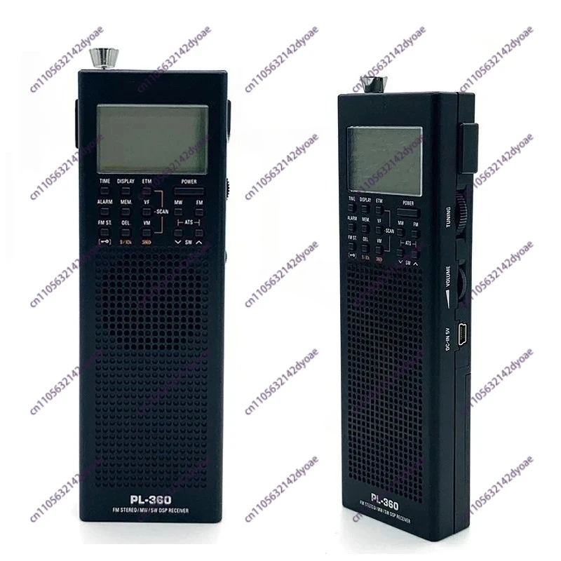 PL-360 portable digital Radio usb AM FM pocket radio recorder Shortwave PLL DSP ETM SW MW LW Receiver pl360 New