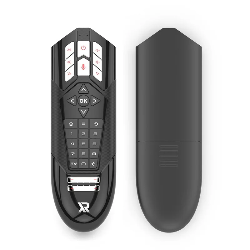 Smart Air Mouse 2.4G Mikrofon Keyboard Portabel Penginderaan Giroskop Mini untuk Kotak Tv Pintar Pc Mini Remote Control 31 Tombol Usb