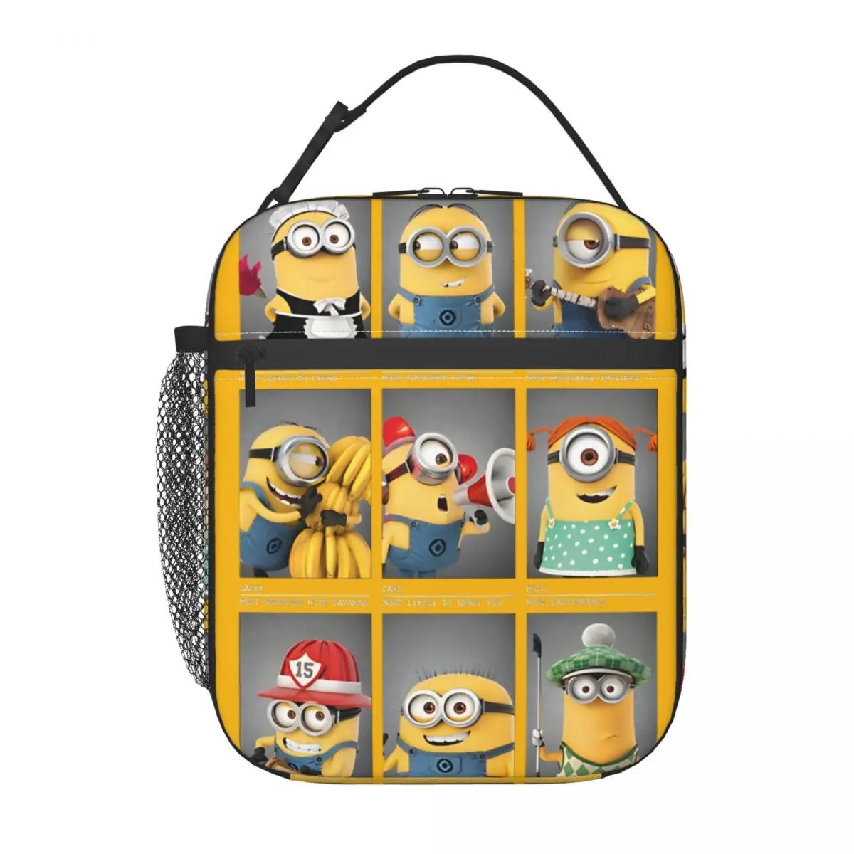 For Outdoor Despicable Me Minions High School Portrait Panels Durable Waterproof Unique Despicable Me Minions Outdoor Ice Bag