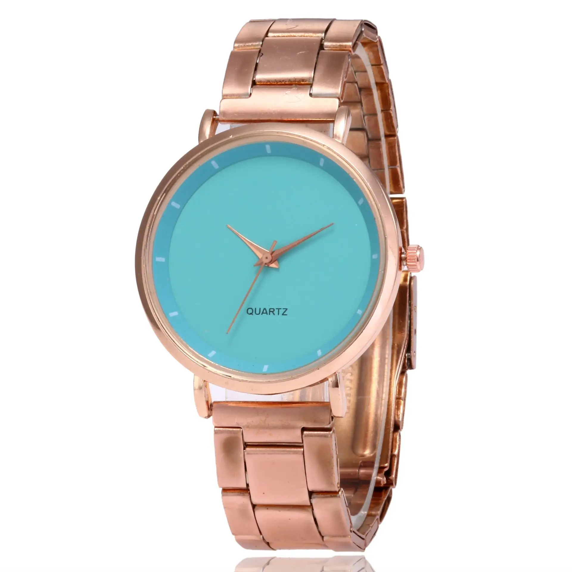 Reloj de lujo de oro rosa para Mujer, pulsera de negocios, regalo femenino, nuevo, 2023