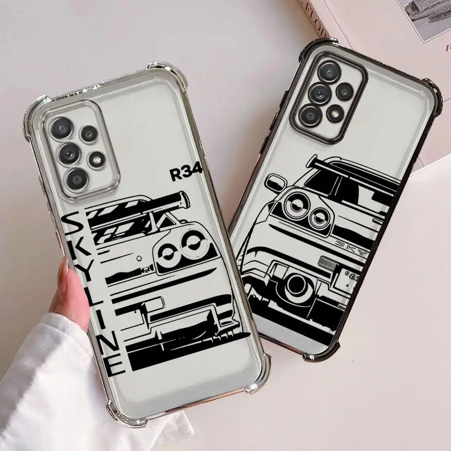 

Чехол JDM Dream Car для Samsung Galaxy A54 A33 A14 A24 A55 A26 A53 A35 A15 A16 A51 A25 A36 A34 A23 A21s A56 A52 A13 Прозрачный чехол
