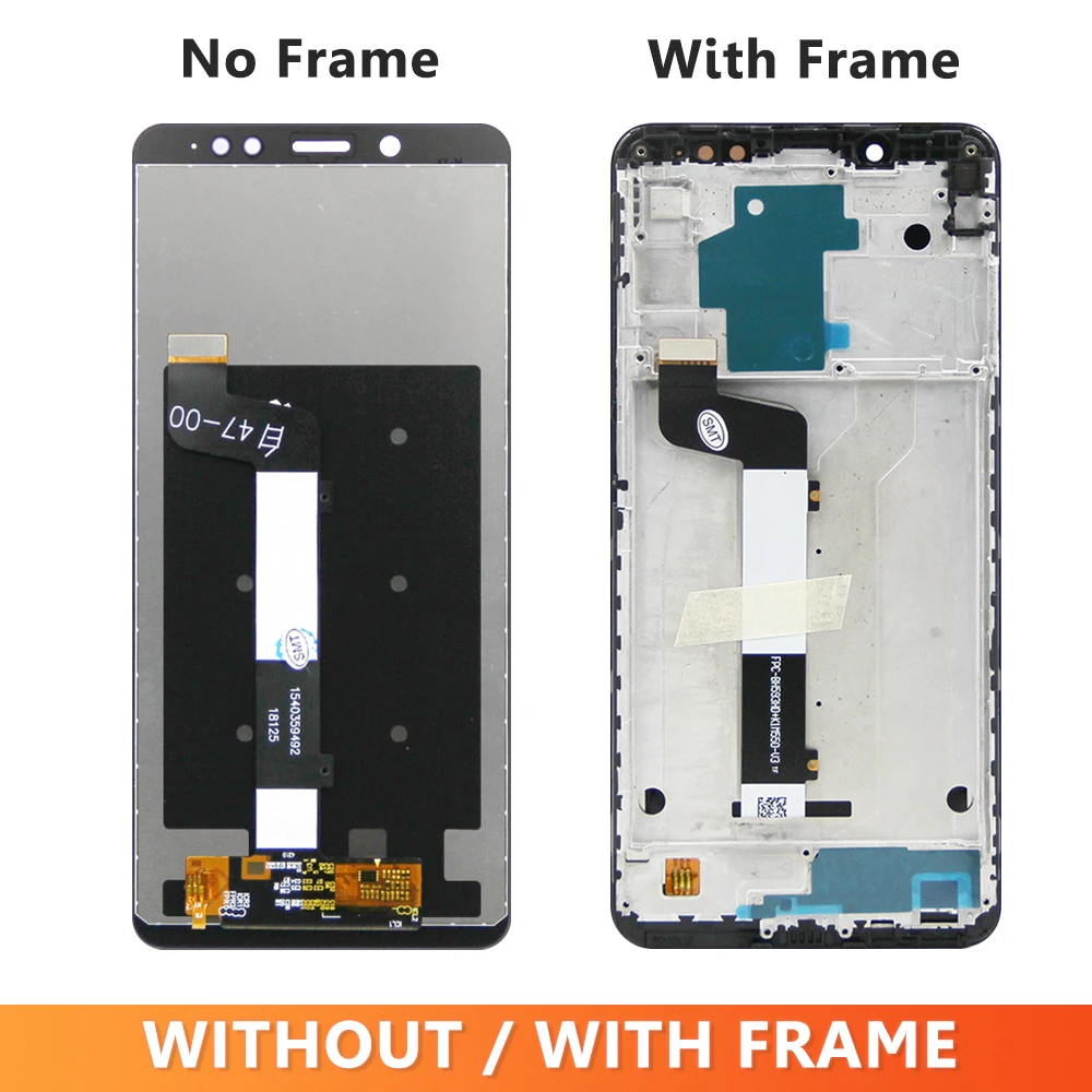 AMOLED for Xiaomi Redmi Note 5 Pro LCD Display Digital Touch Screen with Frame for Xiaomi Redmi Note 5 MEI7S MEI7 Replacement