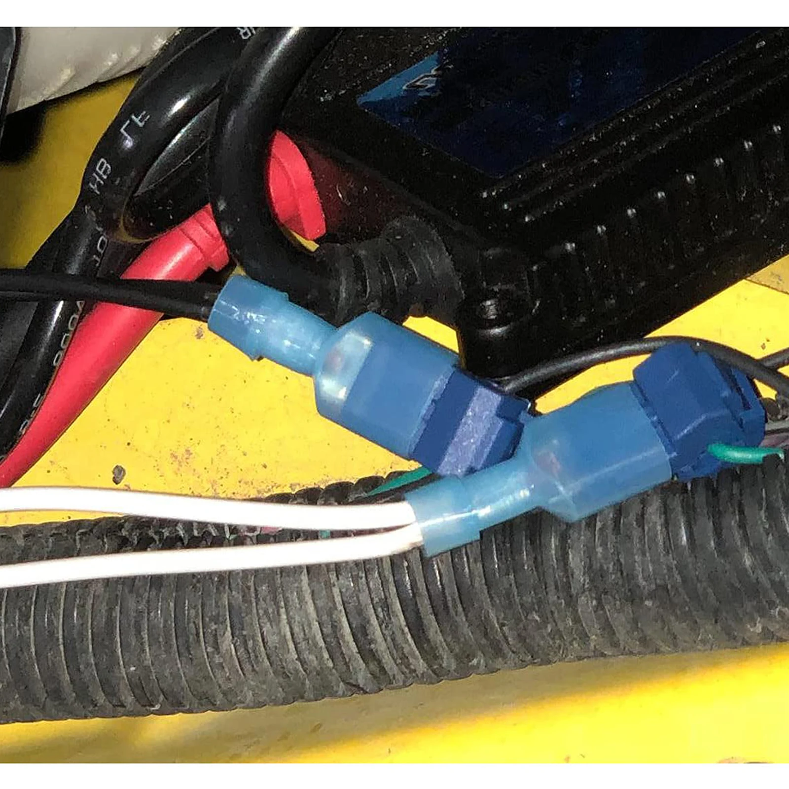 60pcs T Tap Quick Cable Connectors Self-stripping Electrical Snap Wire Splice Lock Terminals Crimp