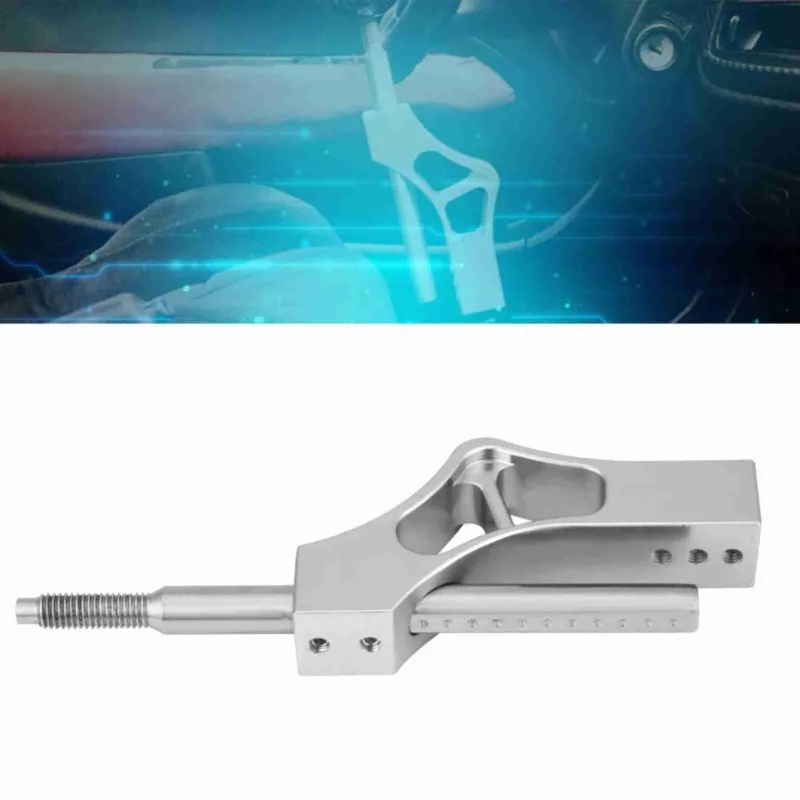 

1 шт., красный и серебристый, 2 цвета, универсальный регулируемый удлинитель ручки переключения передач, алюминиевый рычаг, удлинитель переключения передач с одним изгибом, новый 2025