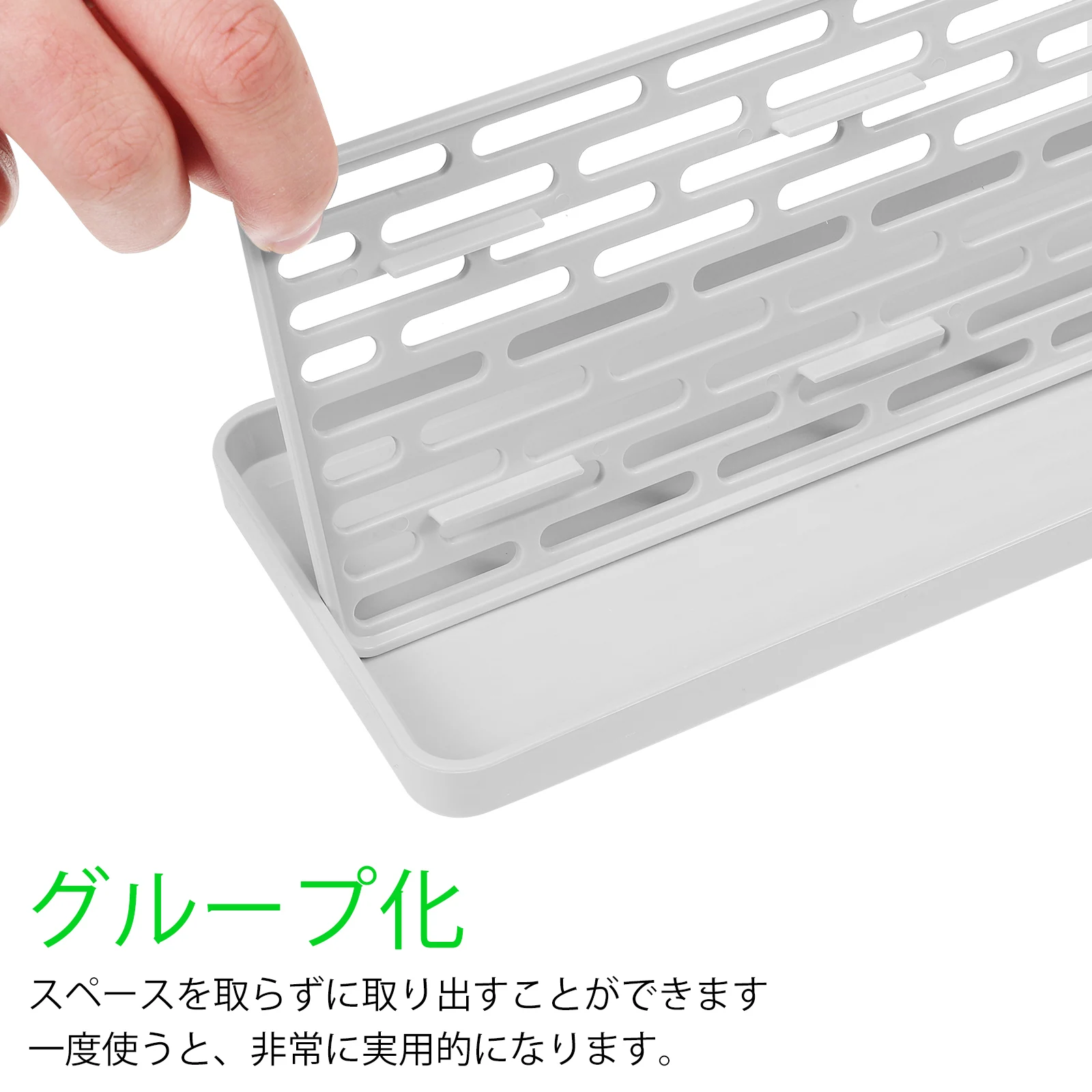 

2pcs 38x10.5x2cm Drain Tray Mats Dish Drying Rack Kitchen Counter Plastic Storage Organizer Drainer Pad Basket
