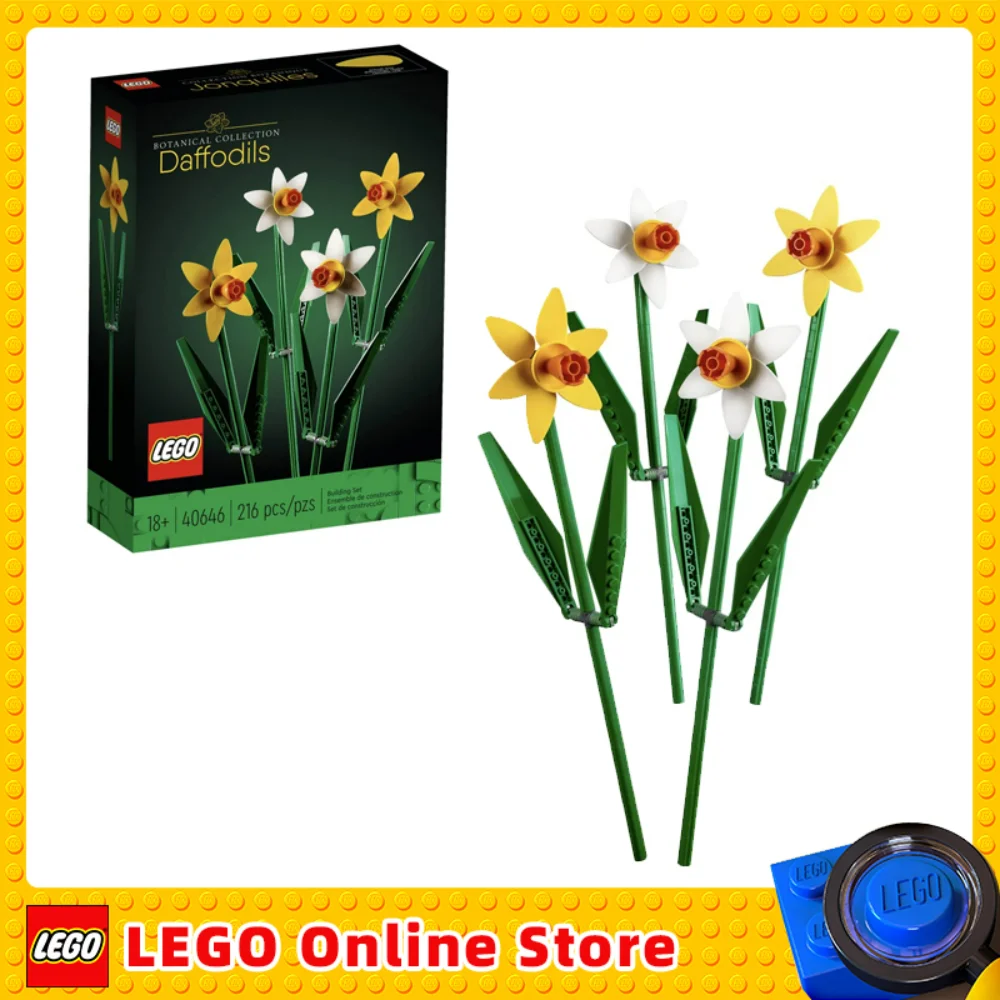 LEGO Daffodils 40646 Building Set for Children Birthday Christmas Gift 216pzs