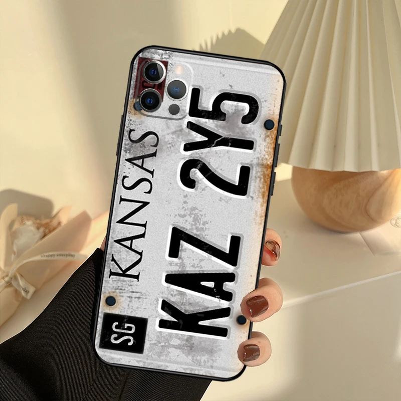 Supernatural License Plate Phone Case For iPhone 17 16 15 14 13 11 12 Pro Max 13 mini 15 16 Plus 16e 17 Air Cover Funda - view 3
