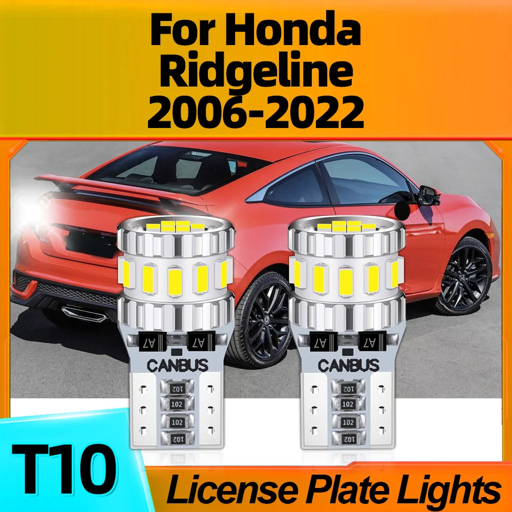 

2PCS T10 W5W LED Canbus No Error License Plate Light 6000K For Honda Ridgeline 2006 2007 2008 2009 2010 2011 2012 2013 2014-2022