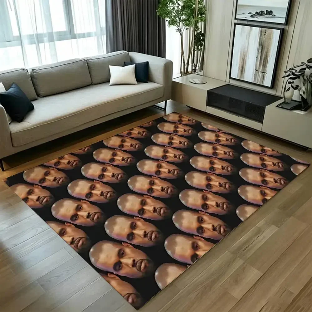 V-Funny Kanye West Meme Floor Mat Durable Carpet Rug For Footpad Mats Style Soft Bedroom Floor House Laundry Room Mat
