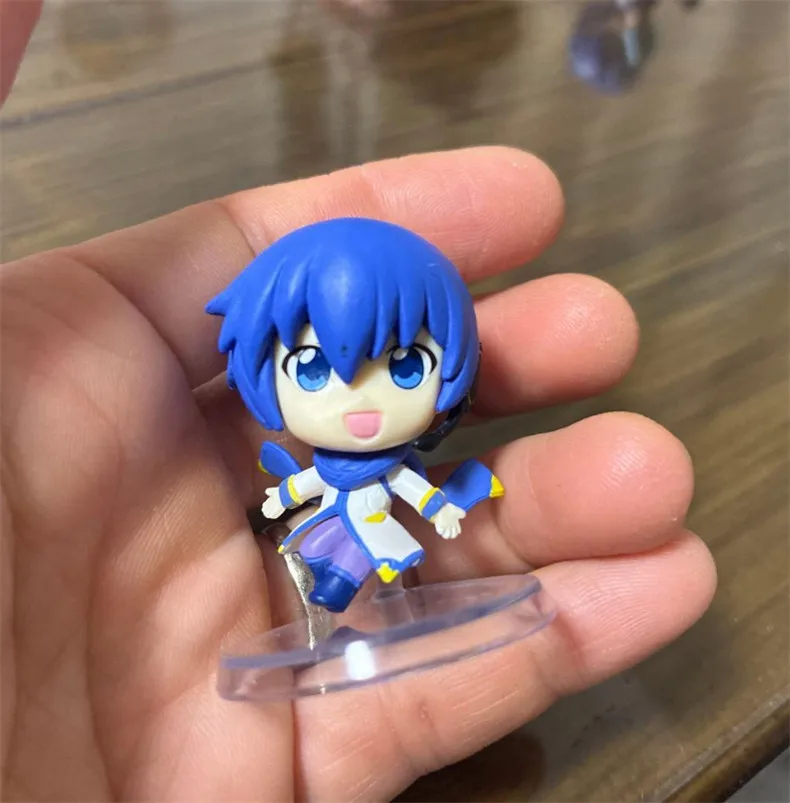 

In Stock Original Gashapon Happy Jump Figure 4.5cm Hatsune Miku Kagamine Rin Len KAITO Collectible Anime Figure Model Toys Gift