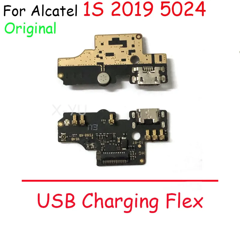 

10PCS For Alcatel 1S 2019 5024 5024D 5034K / 1S 2021 6025 6025H 6025D USB Charging Dock Connector Port Board Flex Cable